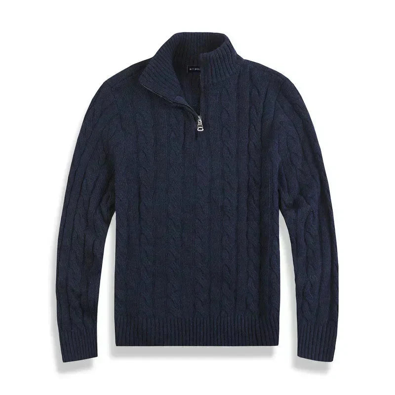 Clifford | Men’s Old Money Half-Zip Sweater