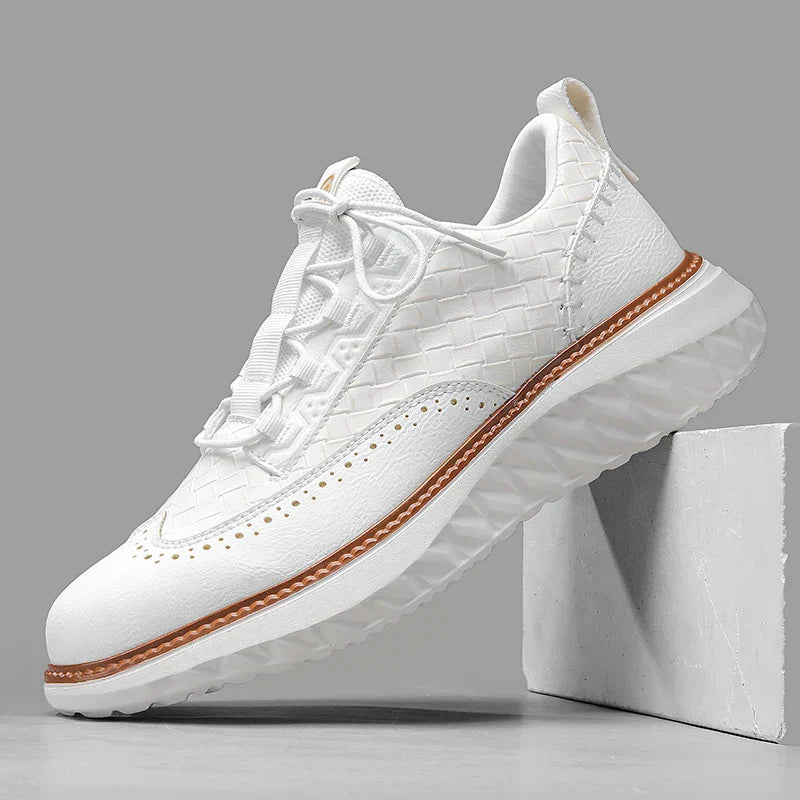 Calverin | Men’s Breathable Leather Sneakers