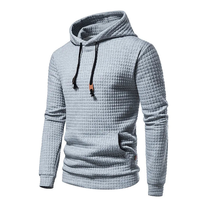 Carlos | Men’s Waffle Knit Hooded Sweatshirt