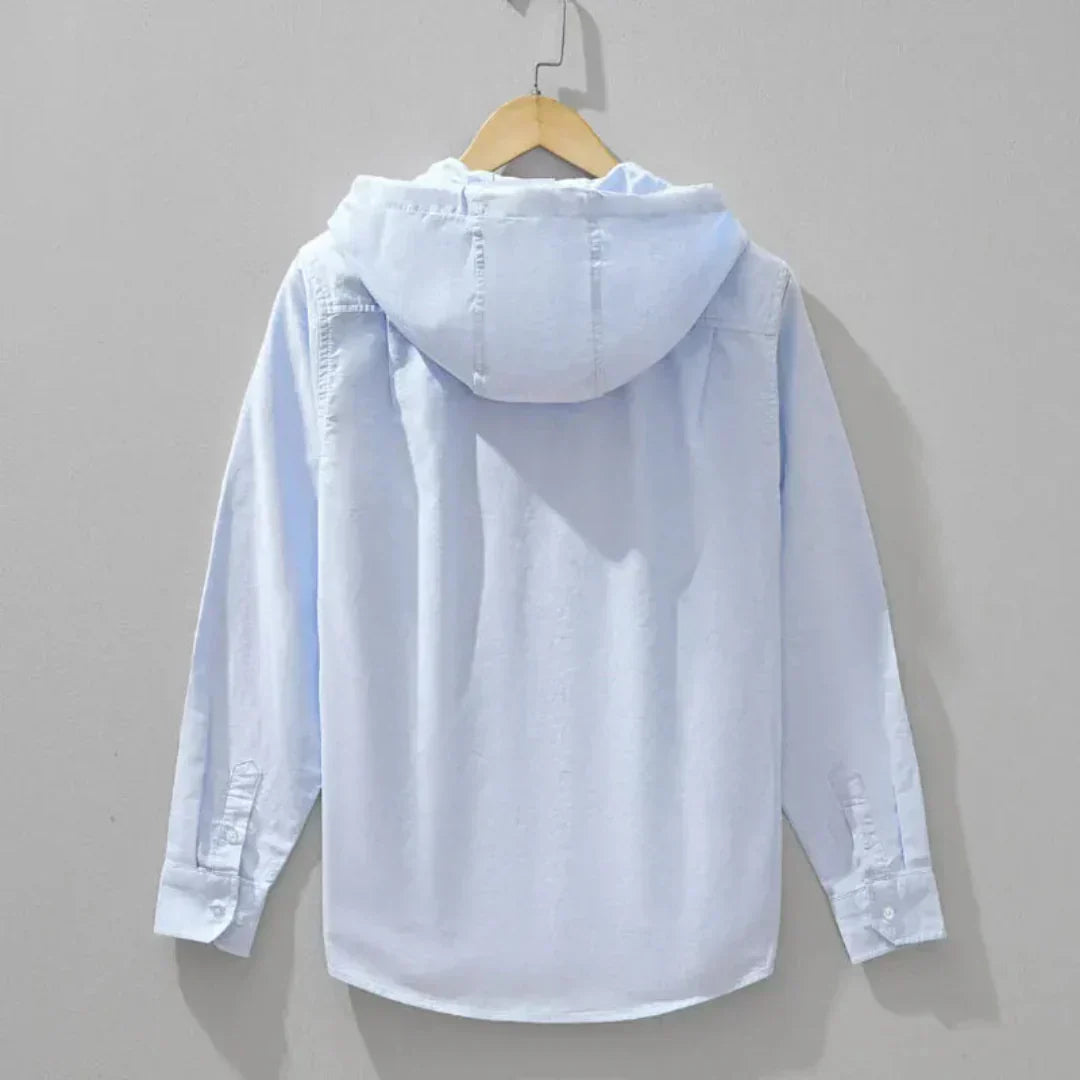 Gossamer | Men’s Linen-Cotton Hoodie