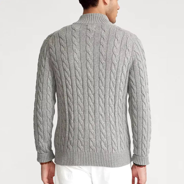 Clifford | Men’s Old Money Half-Zip Sweater