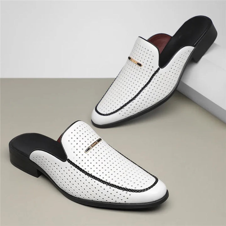 Conner | Men’s Leather Mule Loafers