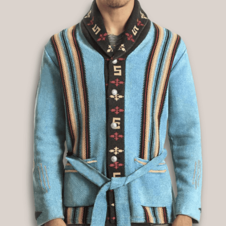 Ceno | Men’s Western Wool Cardigan