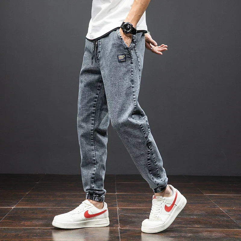 Cilvero | Men’s Relaxed Taper Stretch Denim Joggers
