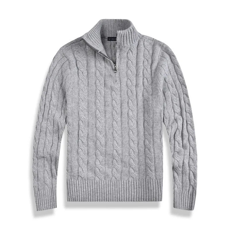 Clifford | Men’s Old Money Half-Zip Sweater