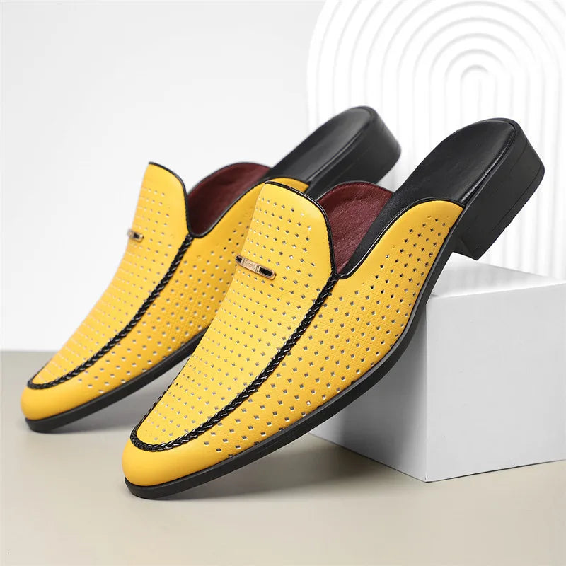 Conner | Men’s Leather Mule Loafers