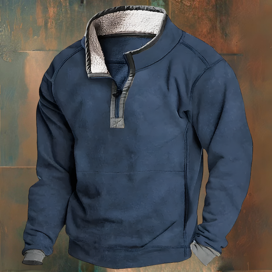 Alverno | Men’s Fleece-Lined Zip Sweater