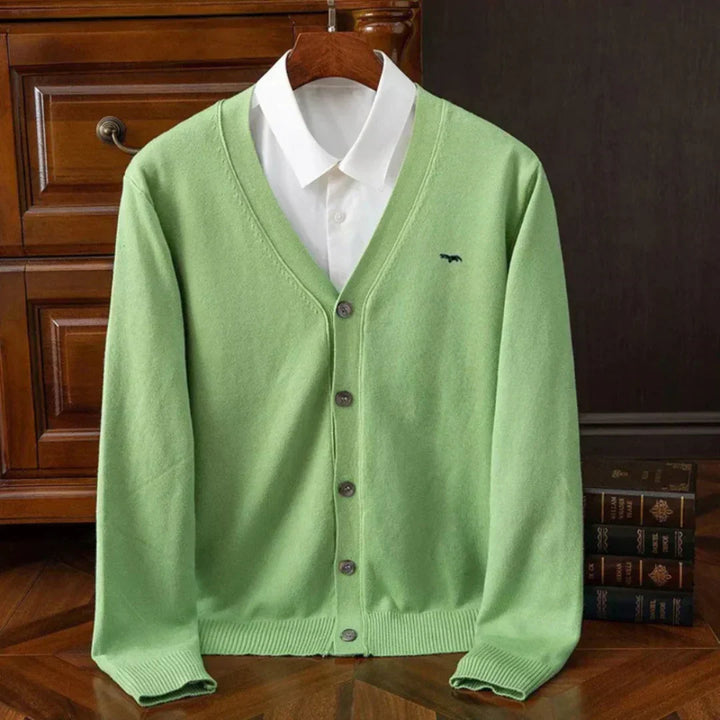 Danilo | Men’s Classic Wool V-Neck Cardigan