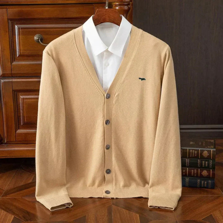Danilo | Men’s Classic Wool V-Neck Cardigan