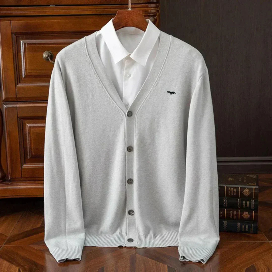 Danilo | Men’s Classic Wool V-Neck Cardigan