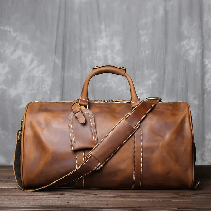 Denali | Men’s Premium Cowhide Leather Travel Duffel