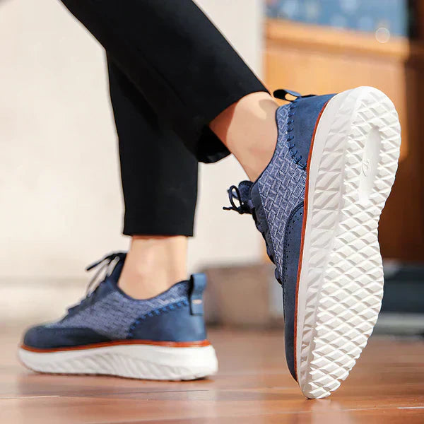 Calverin | Men’s Breathable Leather Sneakers