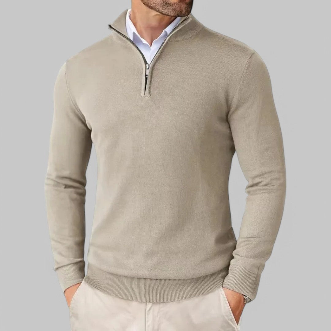 Dresden | Men’s Old-Money Half-Zip Jumper