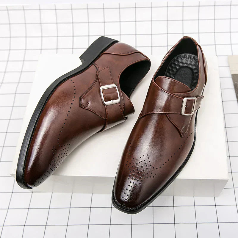 Eddy | Men’s Classic Monk Strap Dress Shoes