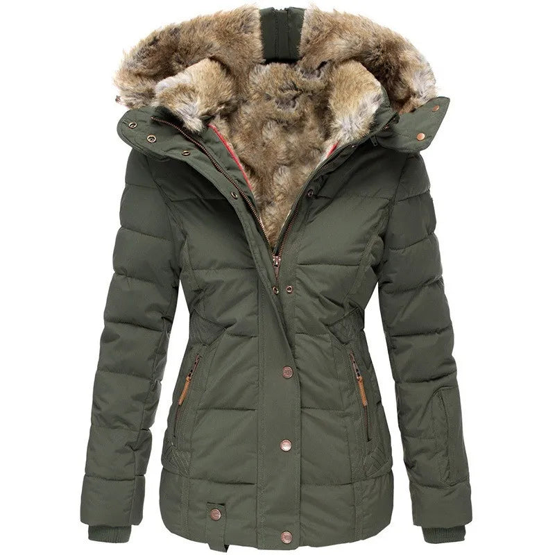 Elvara | Women’s Hooded Faux Fur Winter Coat