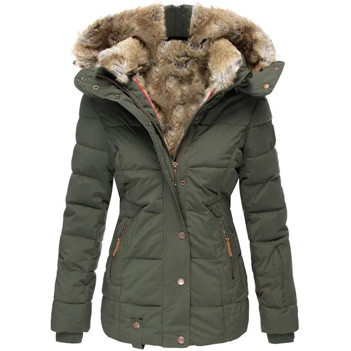 Elvara | Women’s Hooded Faux Fur Winter Coat