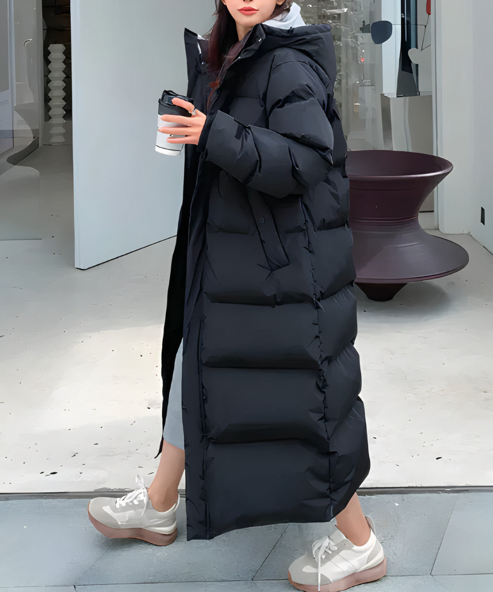 Larissa | Women’s Oversized Quilted Long Down Jacket