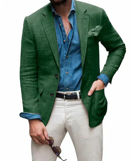 Livino | Men’s Breathable Linen Blazer