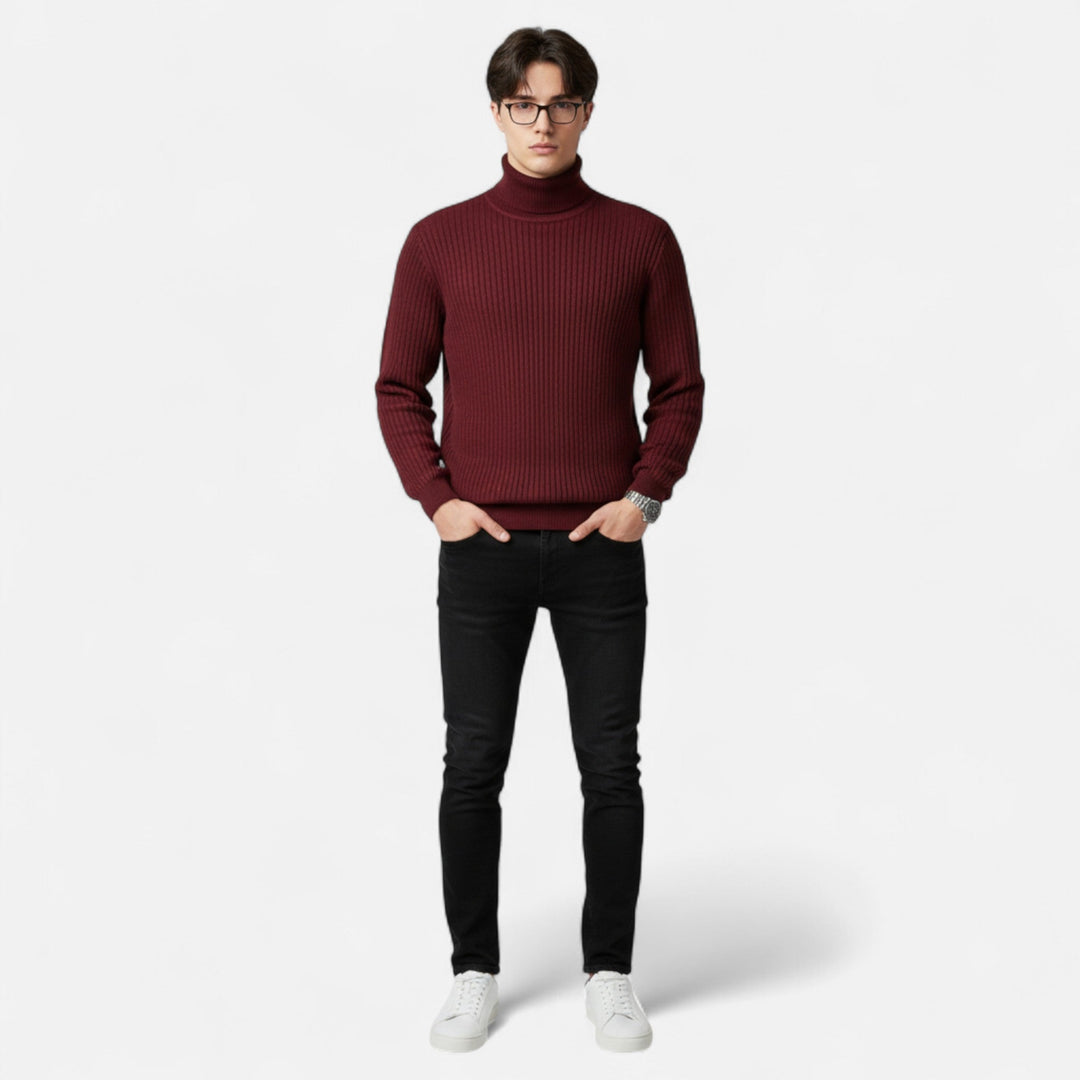 Vance | Men’s Knitted Turtleneck Sweater