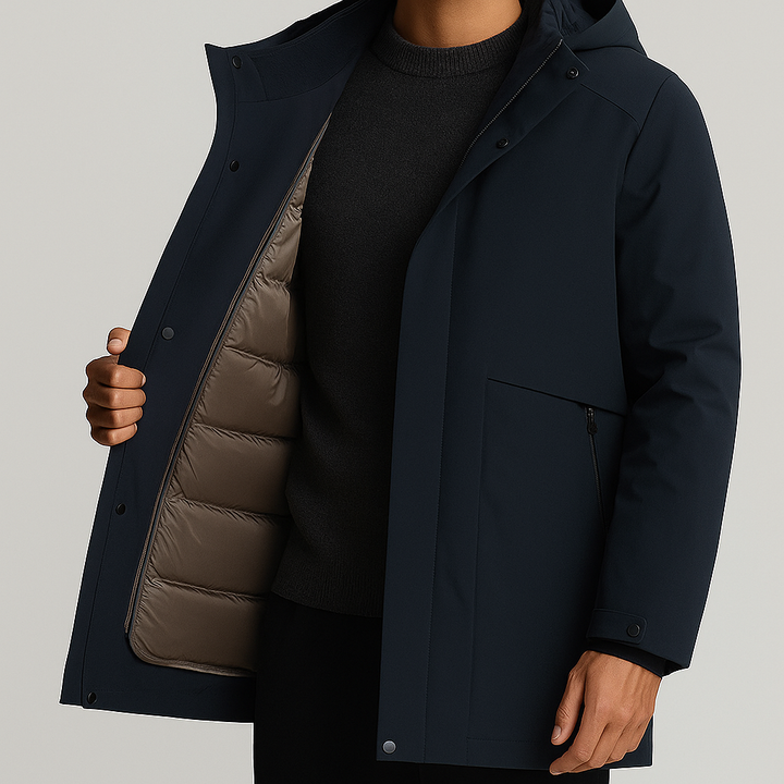Gervano | Men’s Premium Goose Down &amp; Wool Jacket