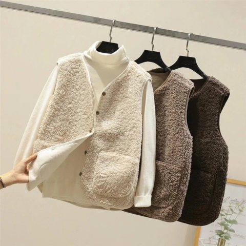 Marlo | Women’s Sleeveless Teddy Vest