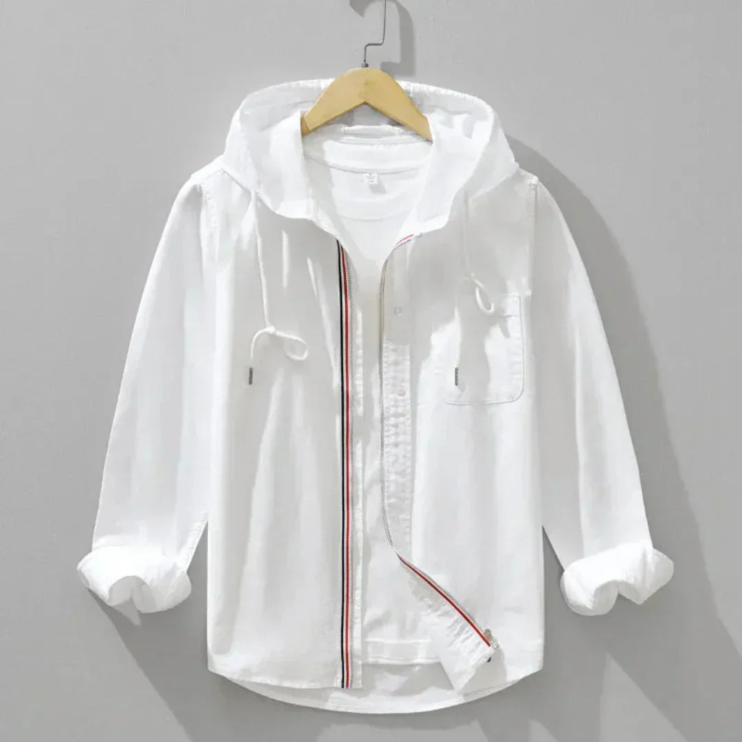 Gossamer | Men’s Linen-Cotton Hoodie