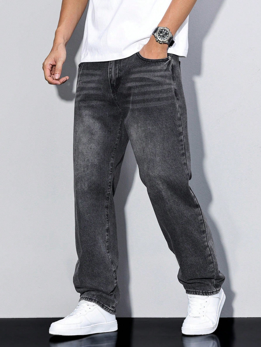 Greg | Men’s Casual Wide Leg Jeans