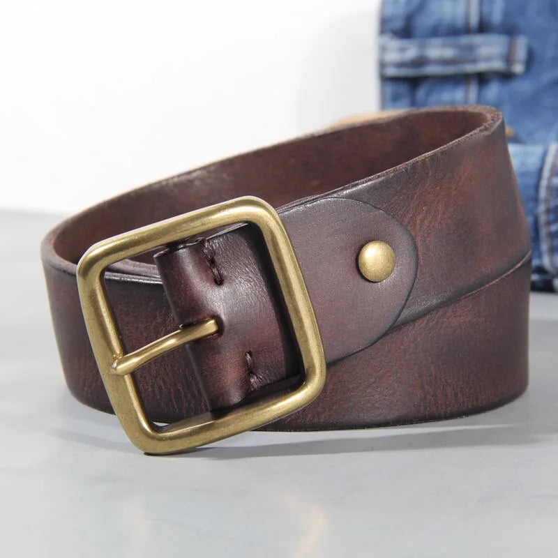 Bravino | Men’s Genuine Cowhide Leather Belt