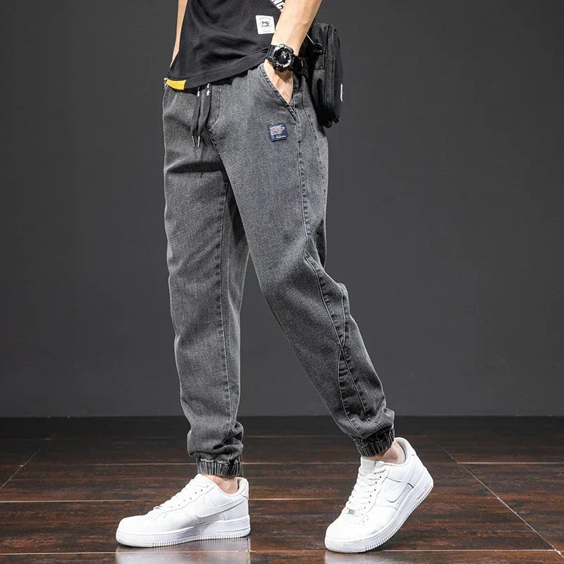 Cilvero | Men’s Relaxed Taper Stretch Denim Joggers