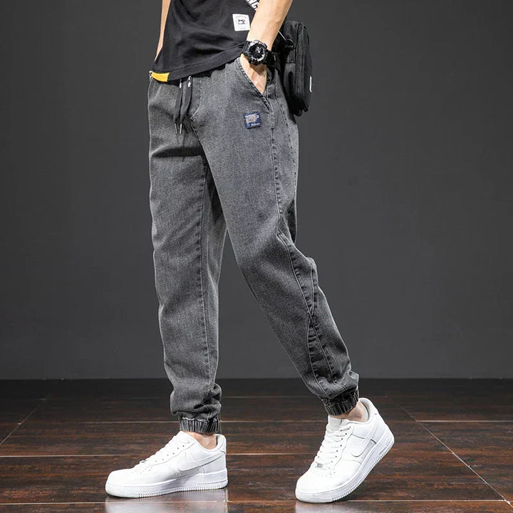 Cilvero | Men’s Relaxed Taper Stretch Denim Joggers