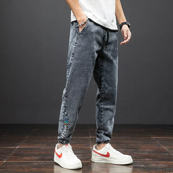 Cilvero | Men’s Relaxed Taper Stretch Denim Joggers