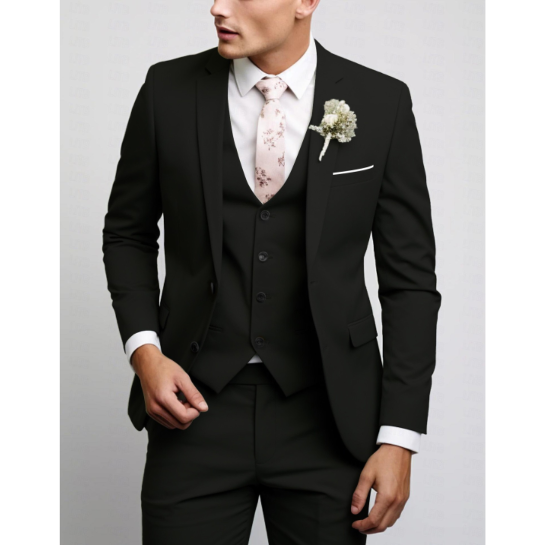 Heero | Slim Fit 3-Piece Wedding Guest Suit