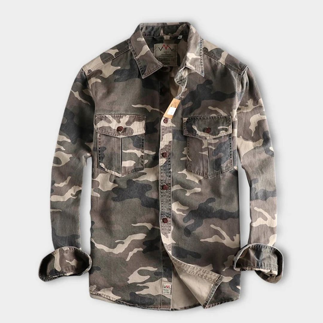 Jaden | Men’s Long Sleeve Cotton Shirt