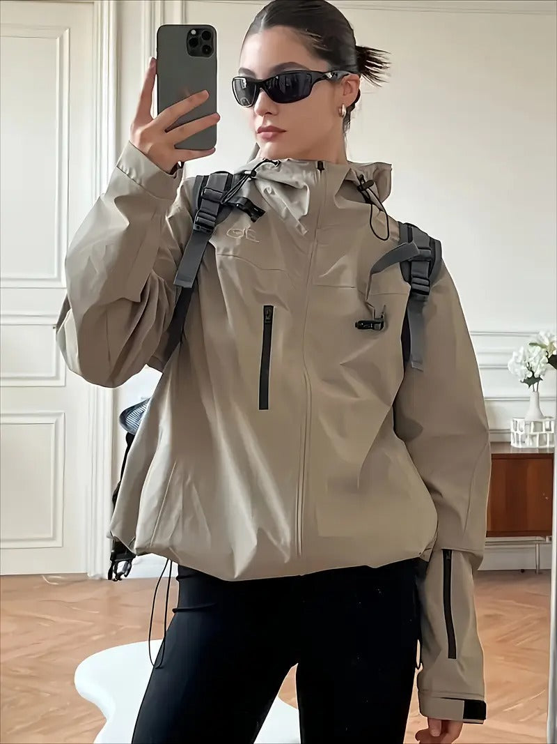 Jelyn | Women’s Stylish Hooded Windbreaker