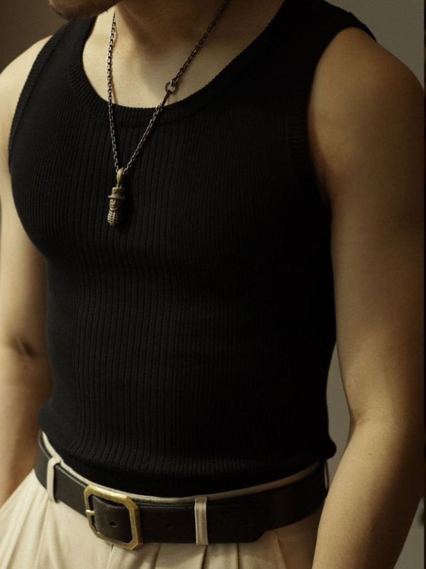 Kade | Men’s Classic Knitted Tank Top