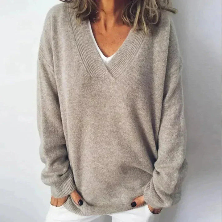 Krysteline | Women’s Cashmere V-Neck Sweater