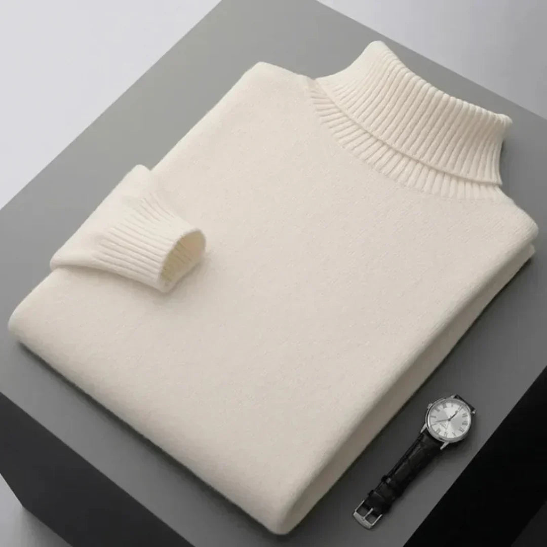 Krystelle | Women’s Luxury Cashmere Turtleneck Sweater