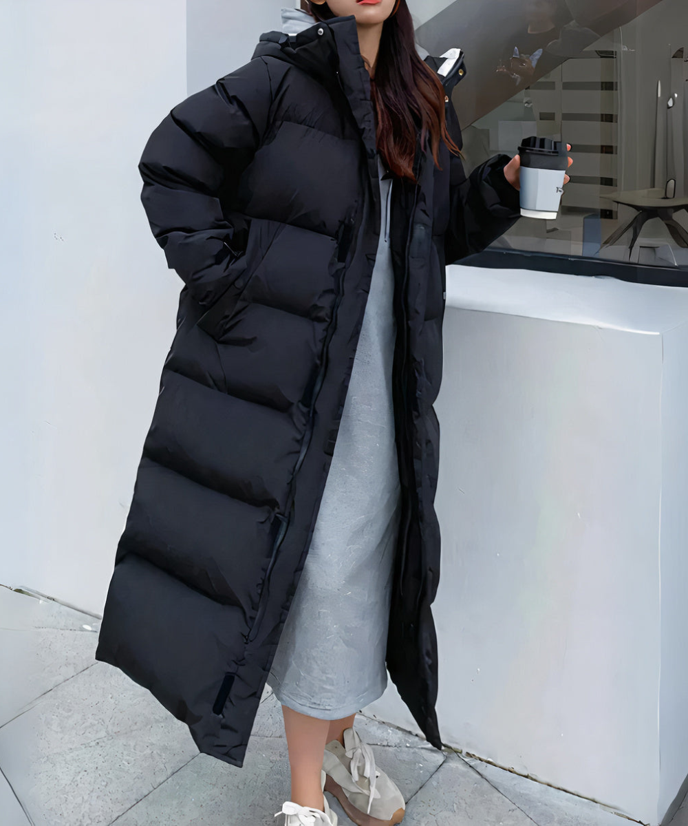 Larissa | Women’s Oversized Quilted Long Down Jacket