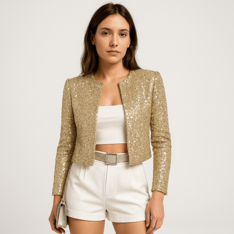 Lauren | Women’s Short Sequin Evening Jacket