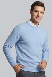 Men’s Knitted Jumper with Long Sleeves and Soft Touch