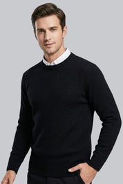 Men’s Knitted Jumper with Long Sleeves and Soft Touch