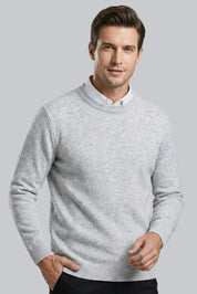 Men’s Knitted Jumper with Long Sleeves and Soft Touch