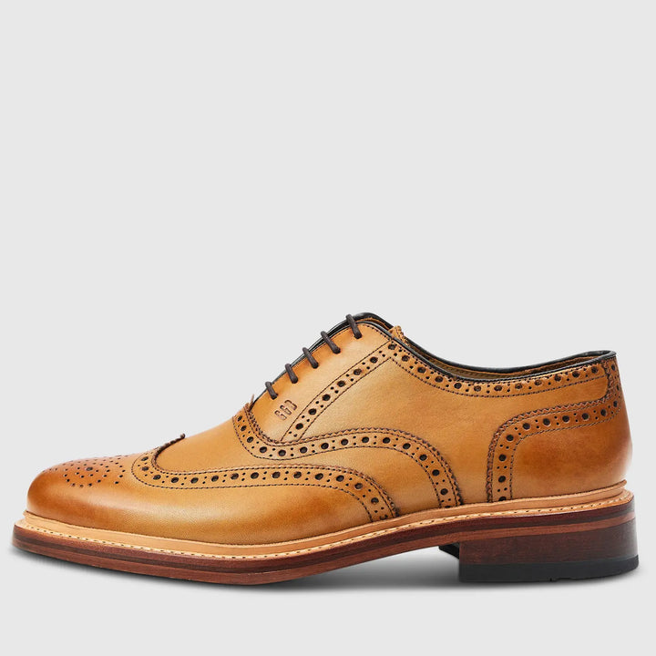 Levet | Men’s Full-Brogue Oxford Shoes