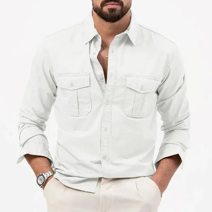 Lucen | Men’s Casual Long Sleeve Button-Up Shirt