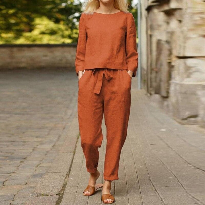 Luciana | Women’s Lightweight Linen Loungewear Set