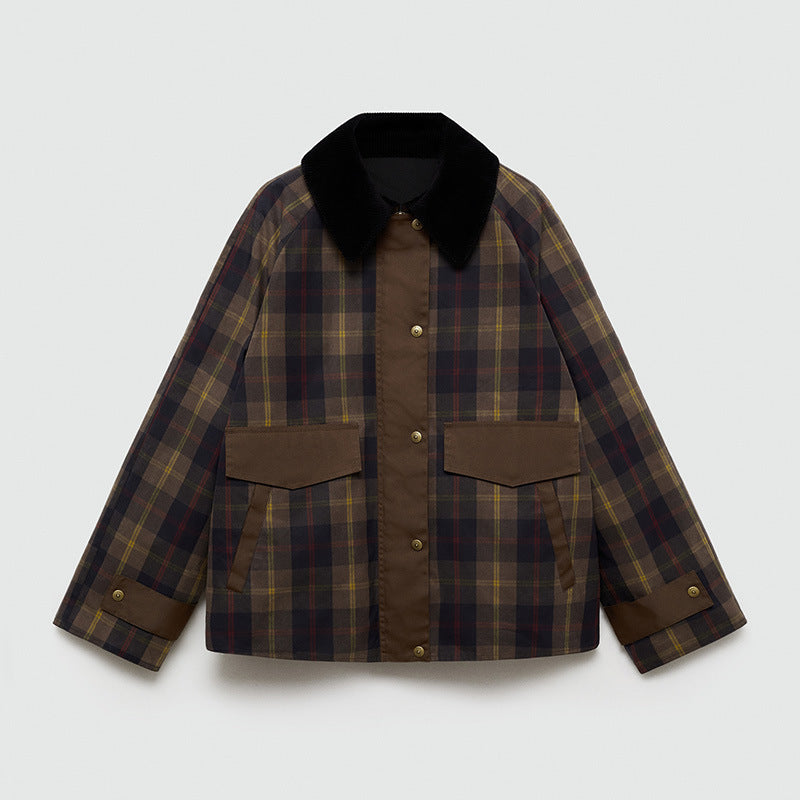 Lunerio | Men’s Warm Jacket with Soft Bonnet Collar