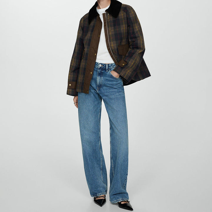 Lunerio | Men’s Warm Jacket with Soft Bonnet Collar