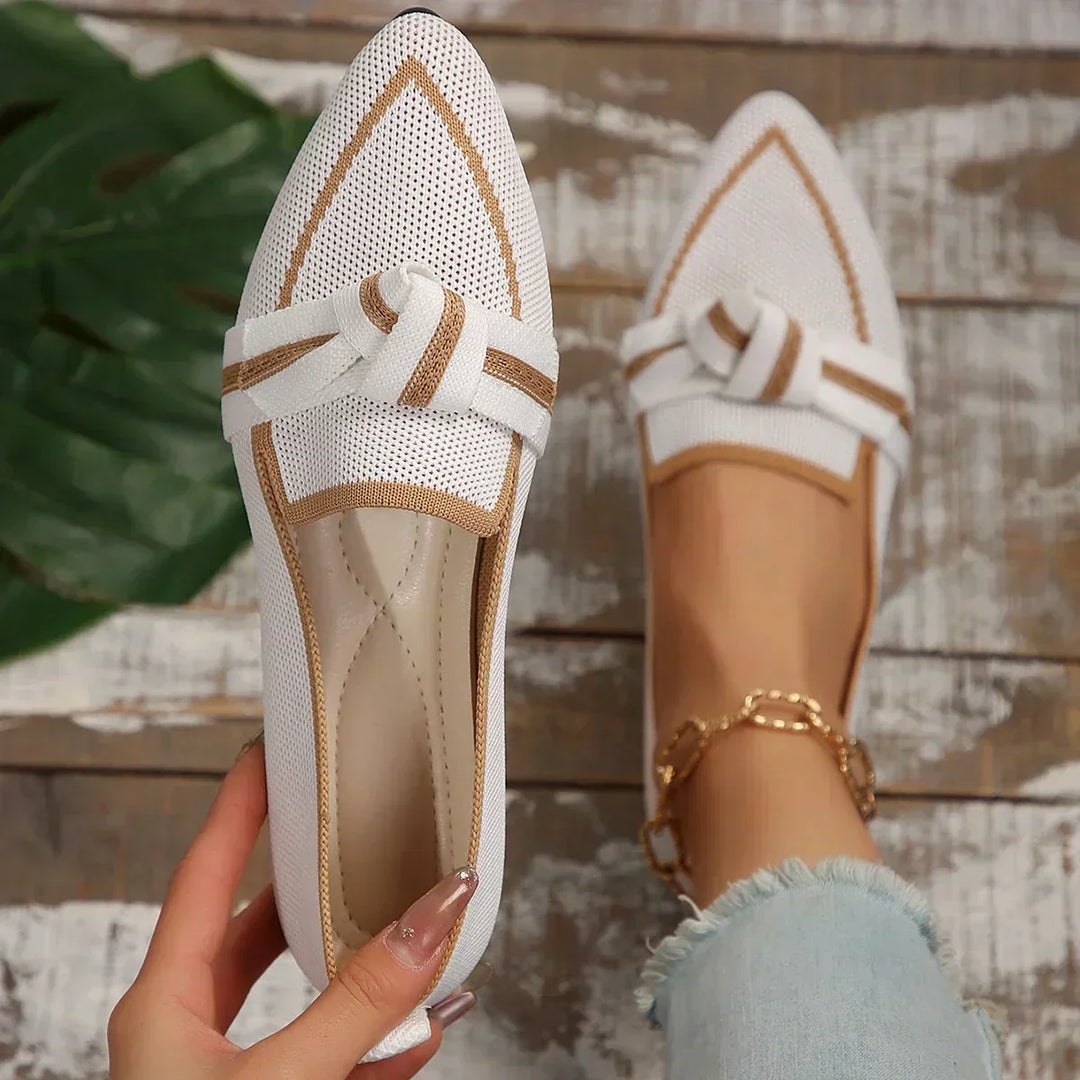 Serenna | Women’s Knit Pointed Toe Flats