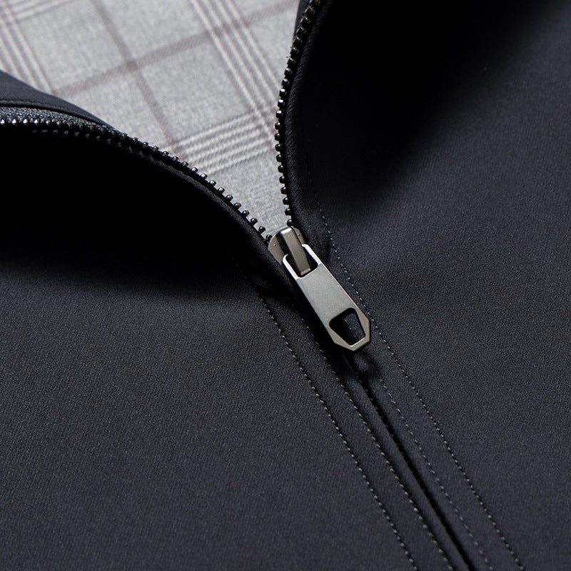 Silvanio | Men’s Wrinkle Free Silk Lapel Jacket