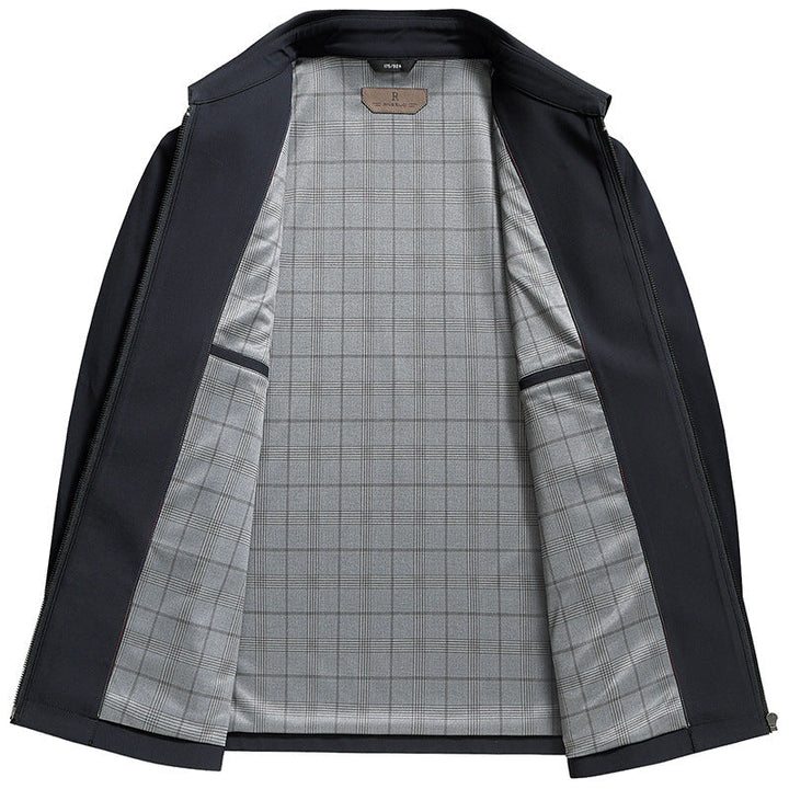 Silvanio | Men’s Wrinkle Free Silk Lapel Jacket
